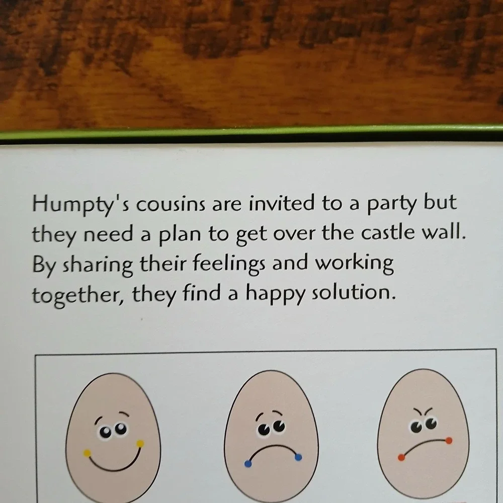 Scrambled Feelings: Eggspressions Educational Toys 6 Eggs w/stands Book Box